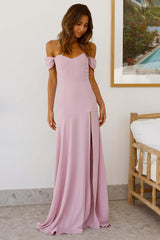 Blushing Cinderella Maxi Dress