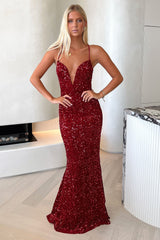 Seren Maxi Dress - Red