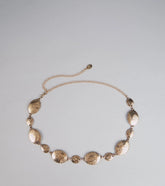 Gilded Elegance Medallion Chain Belt
