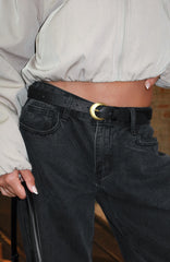 Titan Belt Black/Vintage Gold