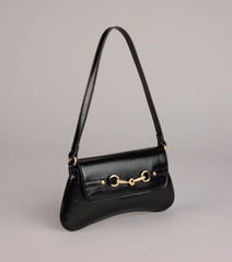 Polished Edge Shoulder Bag