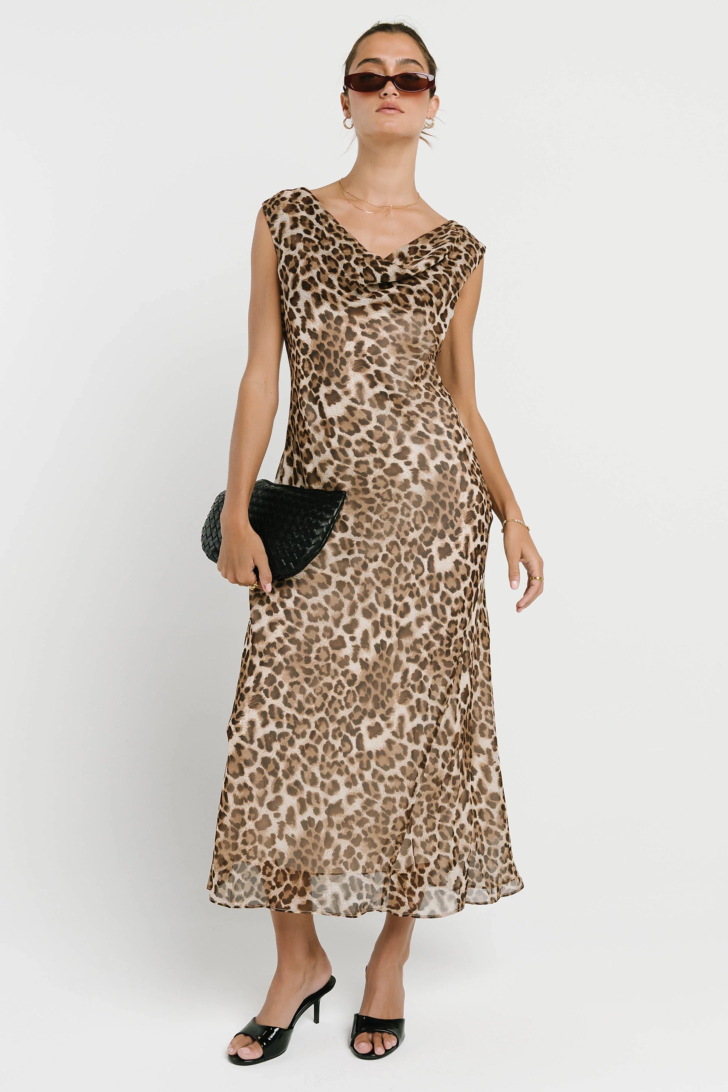 Brady Leopard Print Maxi Dress