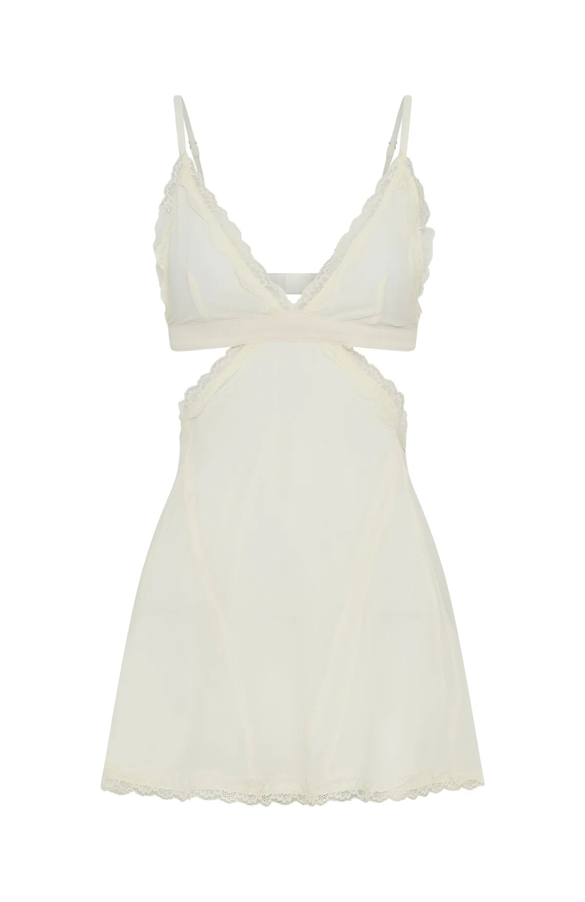 Polar Opposite Mini Dress Off White