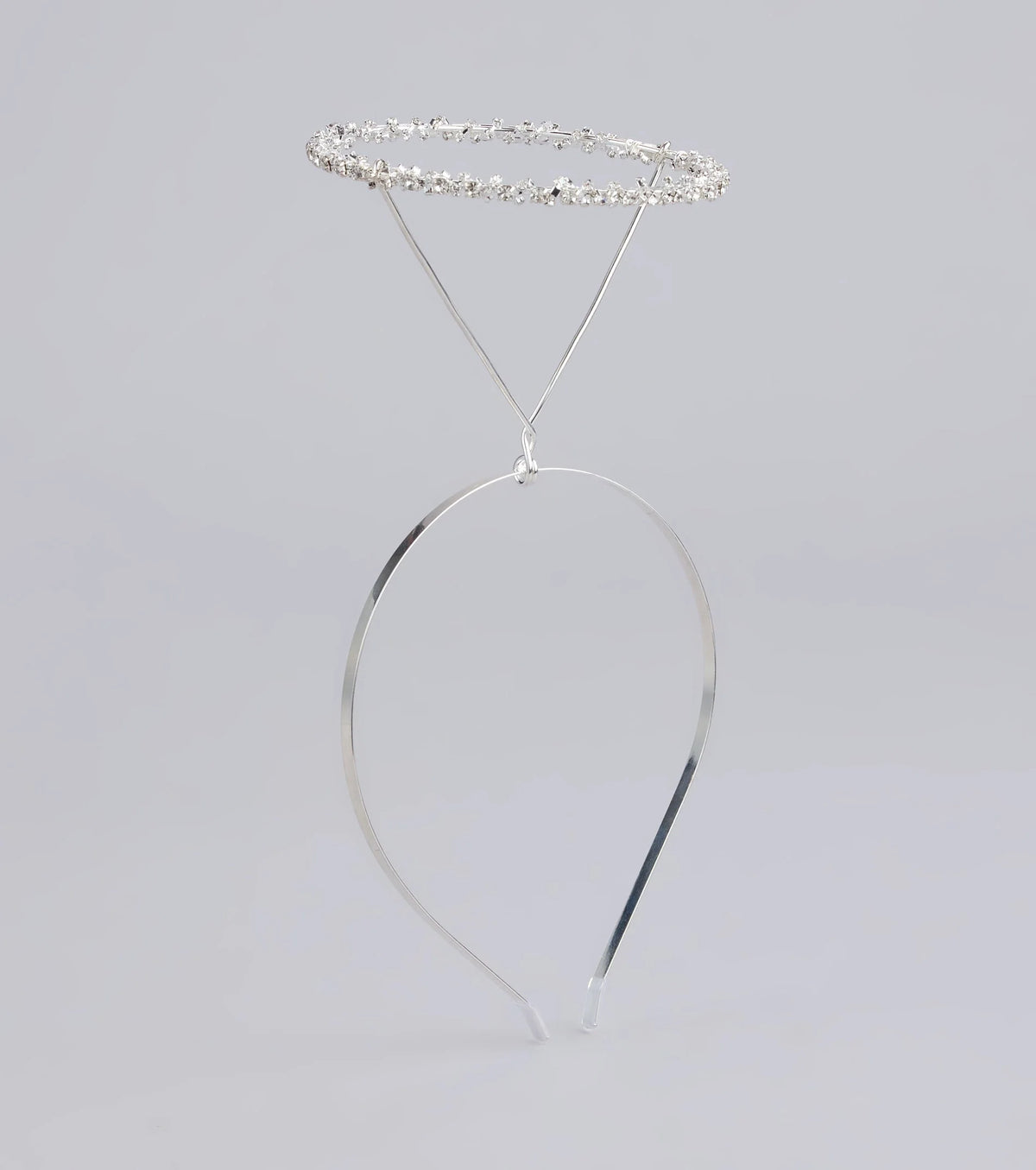 Angelic Glow Rhinestone Halo Headband