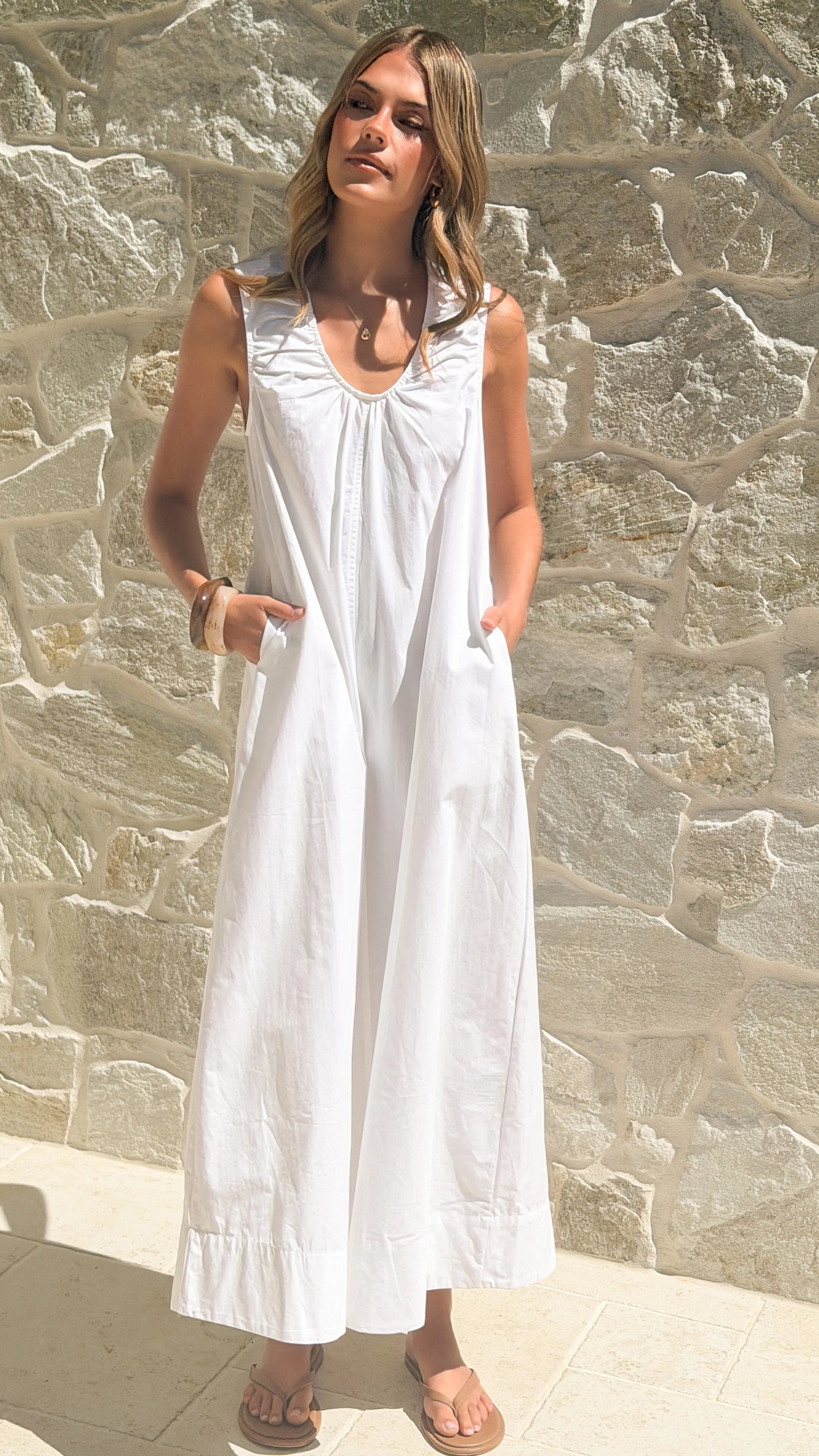 Rohan Maxi Dress - White