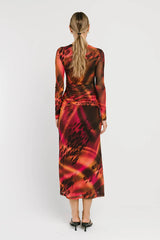 Elowyn Mesh Maxi Dress
