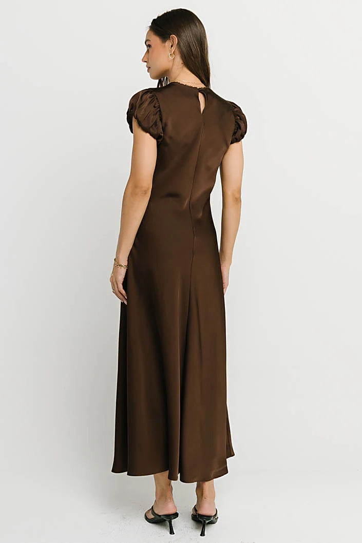 Ellianna Maxi Dress in Dark Brown
