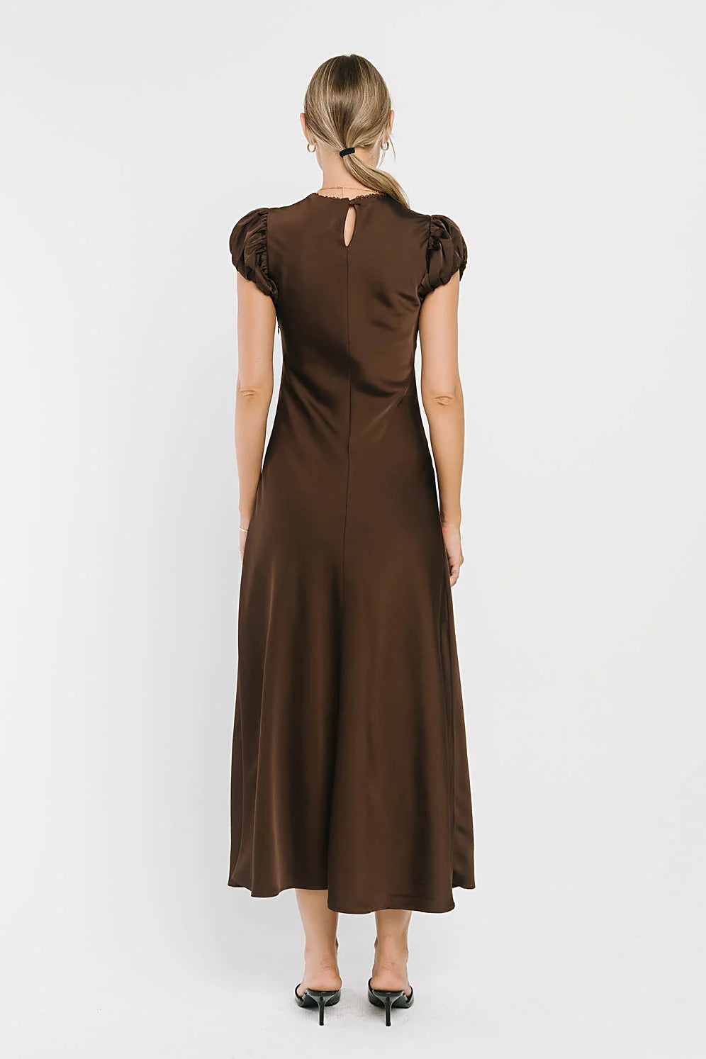 Ellianna Maxi Dress in Dark Brown