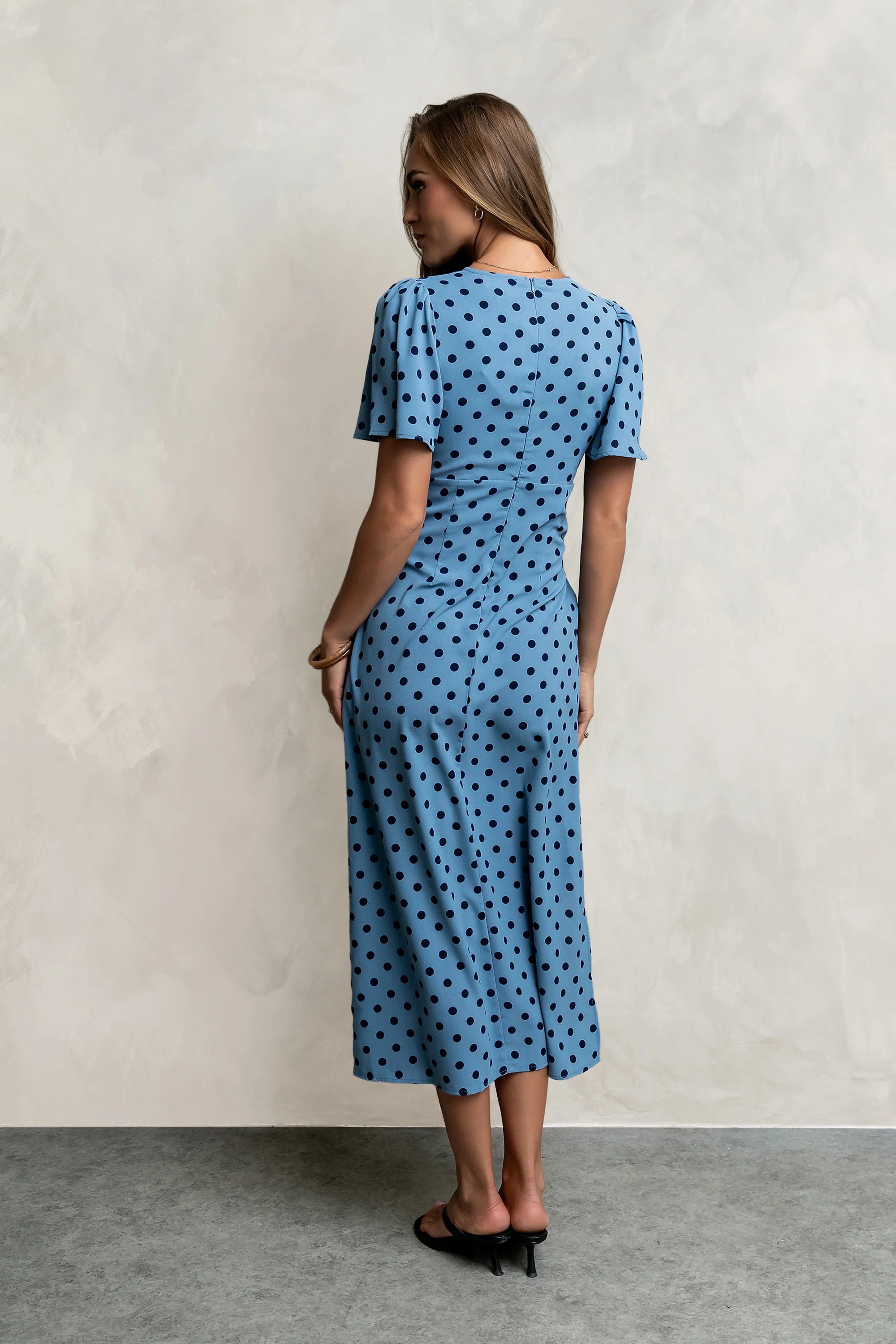 Tate Polka Dot Midi Dress