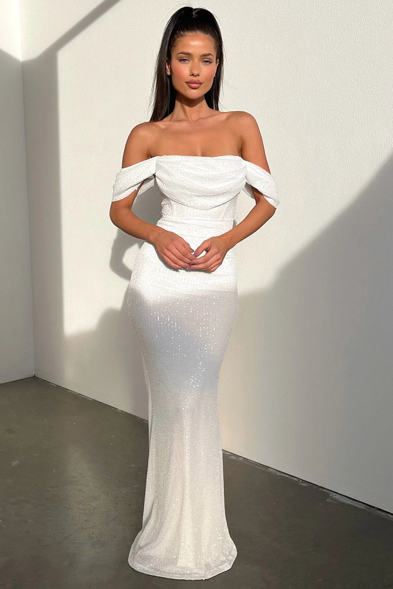 Nara Maxi Dress - White