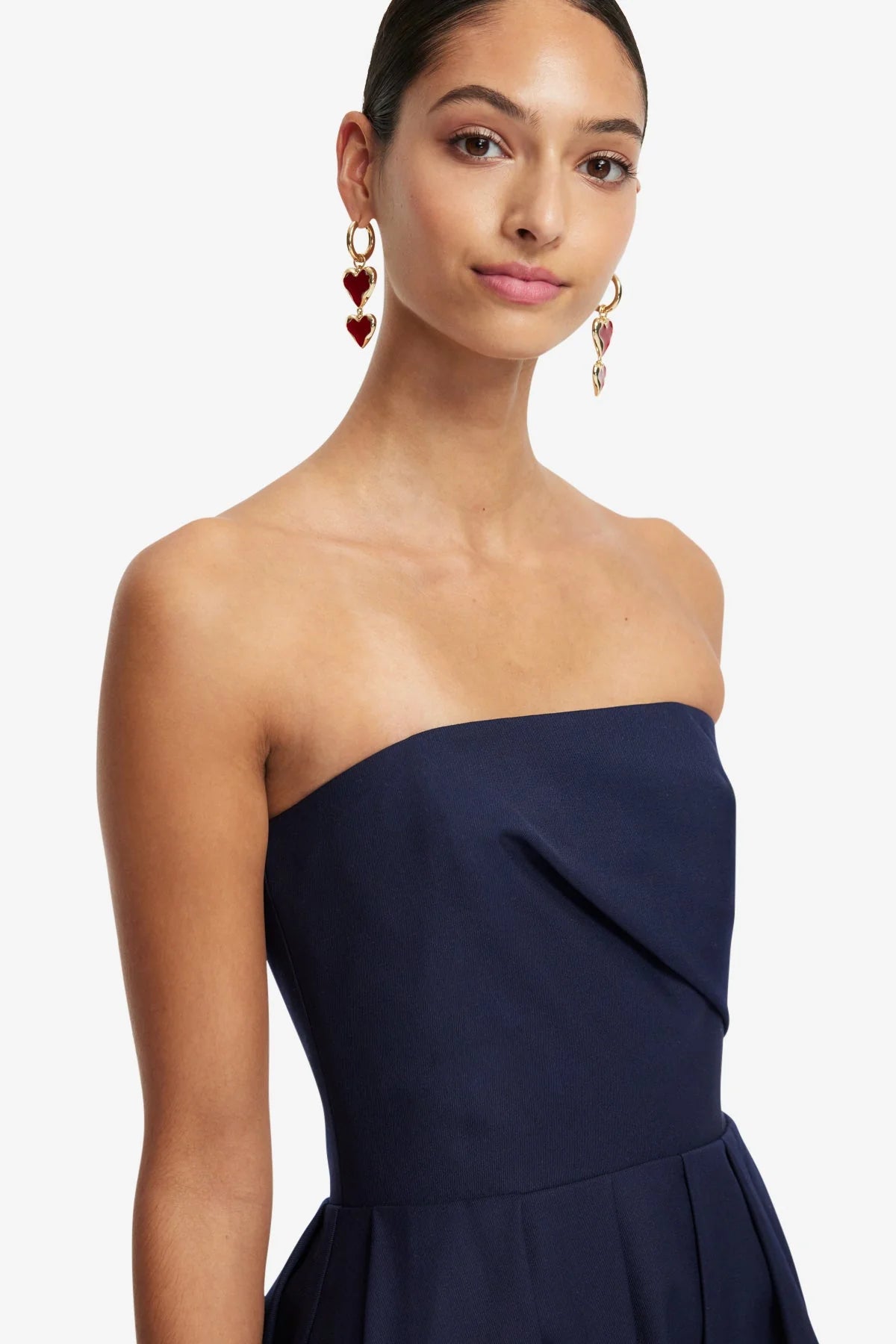 Lynn Bustier Midi Dress - Indigo
