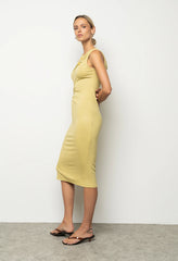 Lopez Ruched Midi Dress