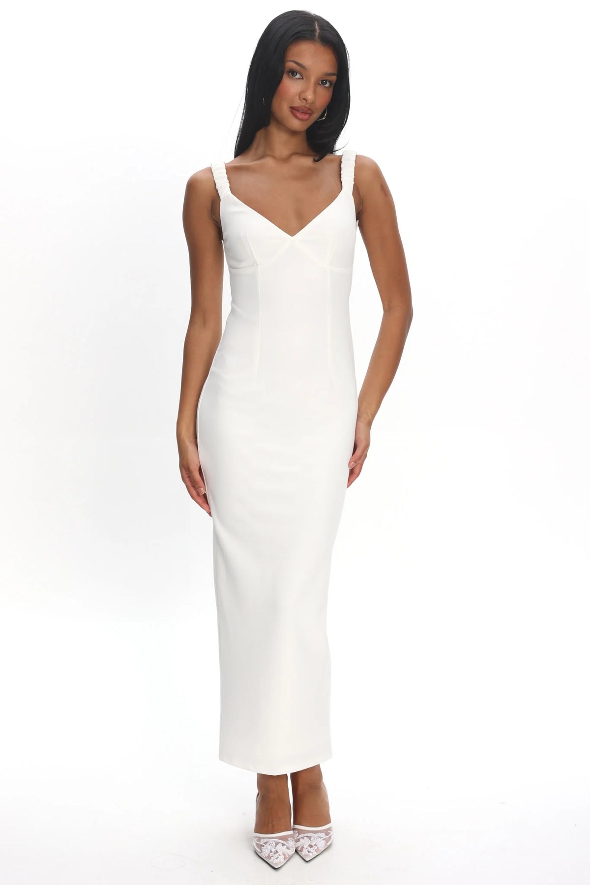 Eala Maxi Dress Off White