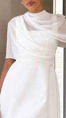 Zahni Mini Dress - White