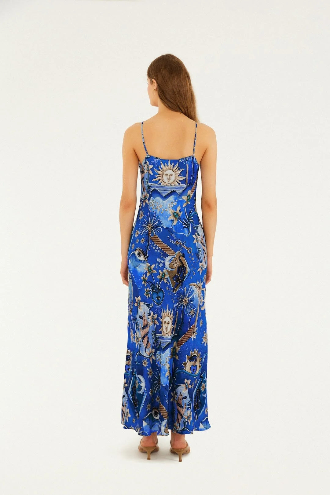 Blue Mystical  Maxi Dress