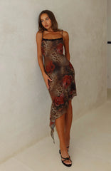 Should Know Better Midi Dress Exotic Rose