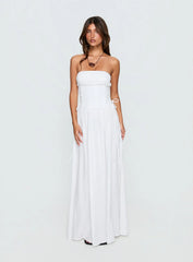 So Far So Good Maxi Dress White