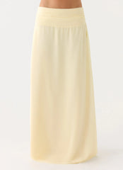 Natalya Maxi Skirt - Yellow