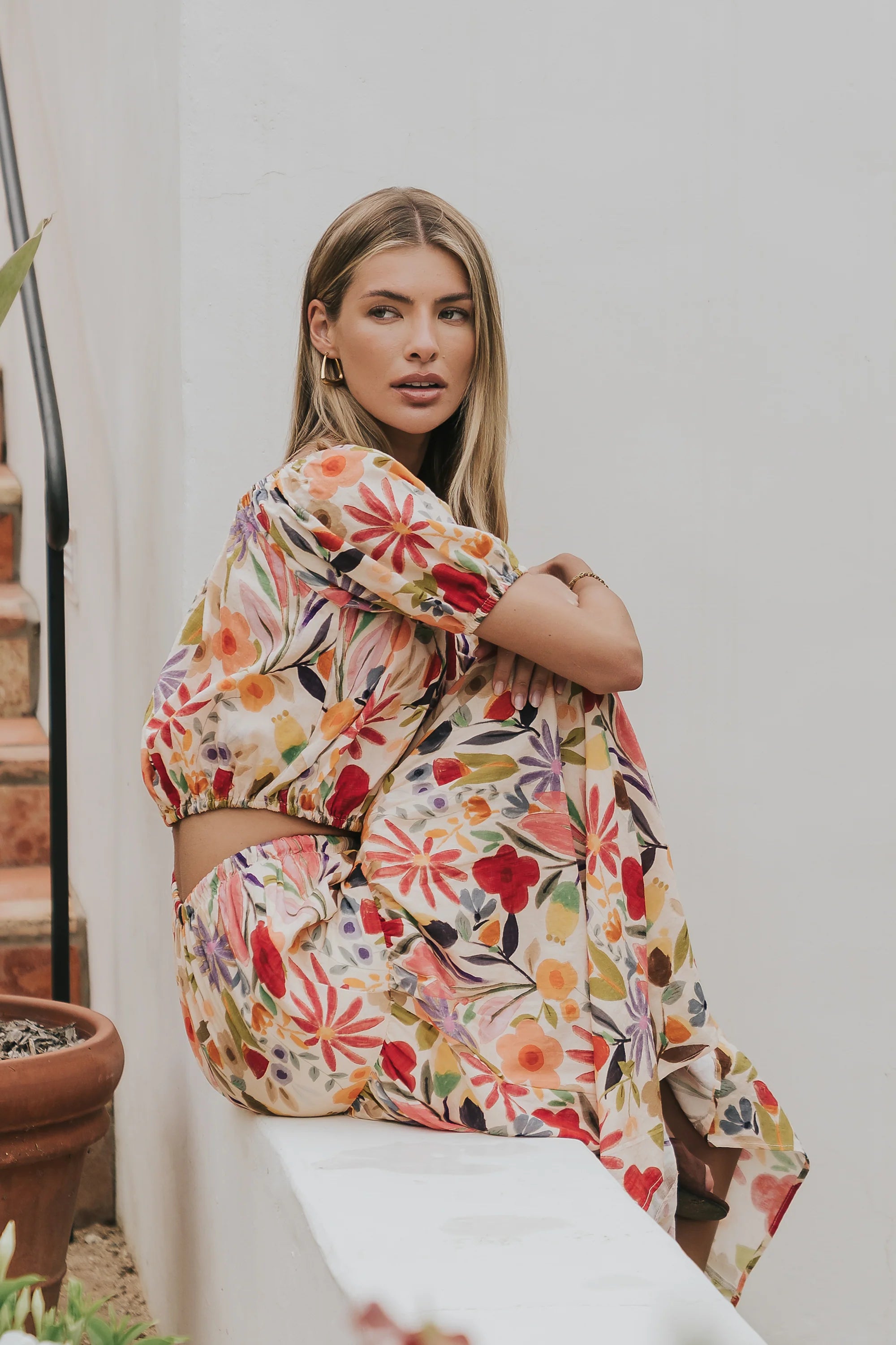 Clarise Floral Blouse - FINAL SALE