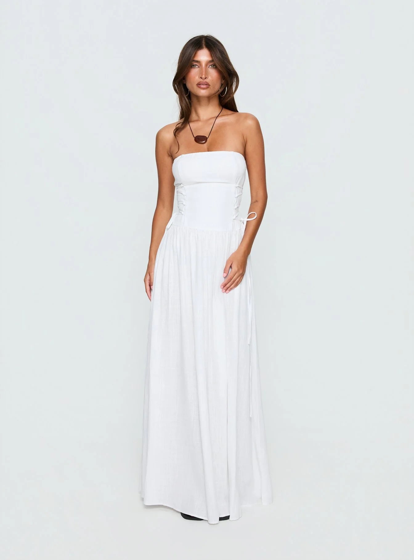 So Far So Good Maxi Dress White
