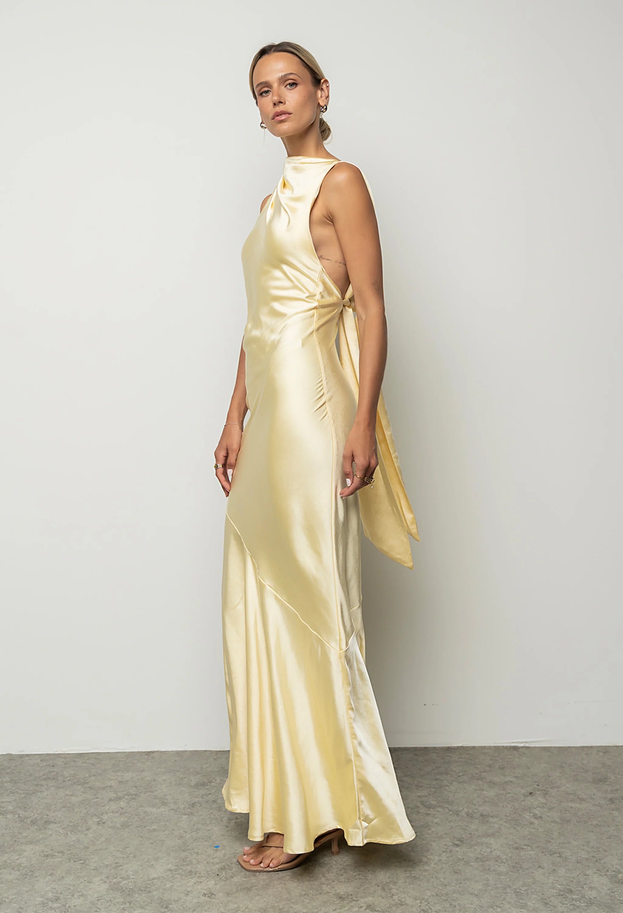 Lark Satin Maxi Dress