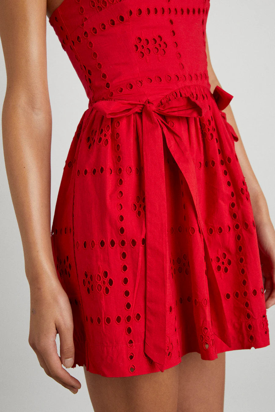 penelope mini - red broderie