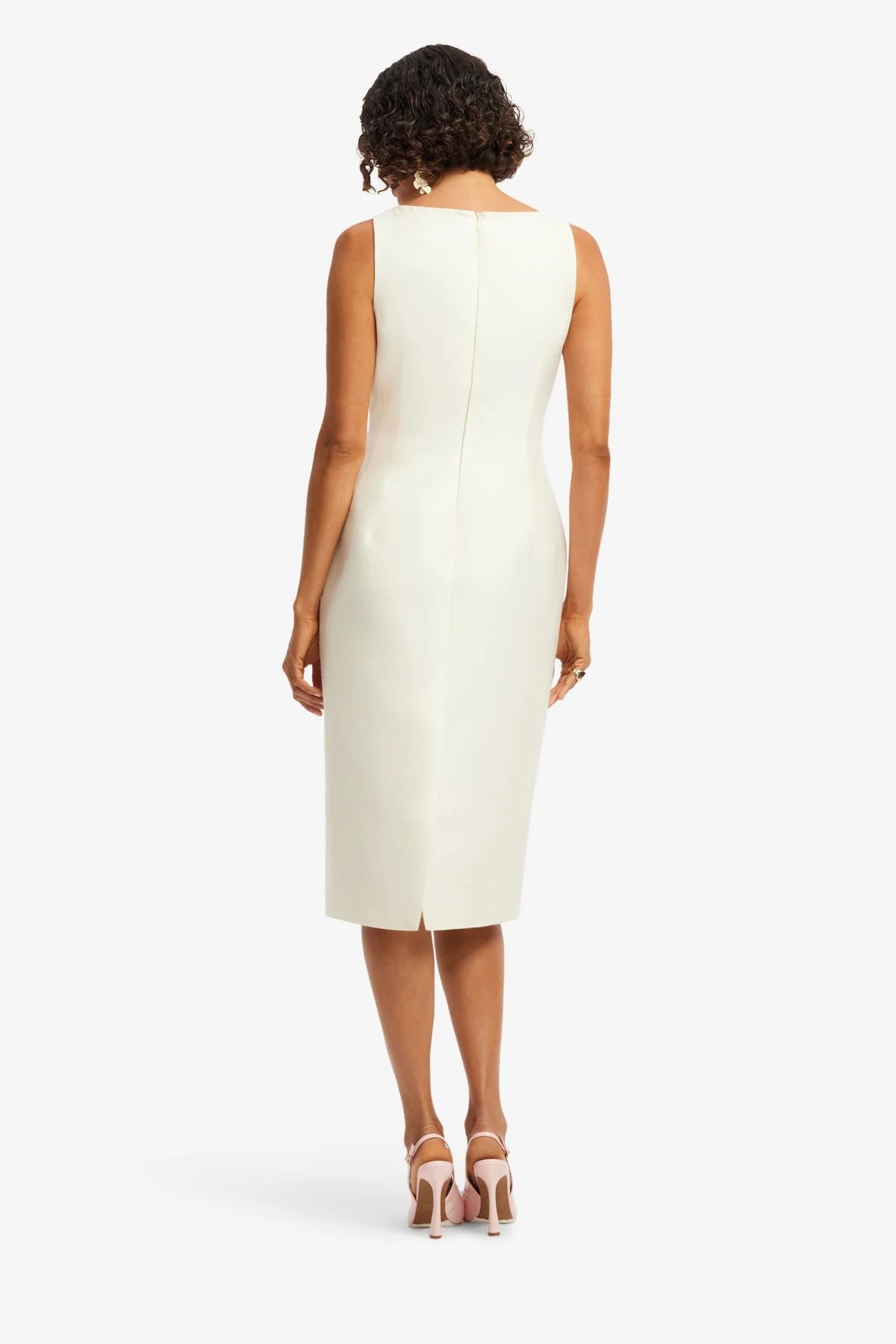Eleanor Embellished Wool Midi Dress - Wildflower